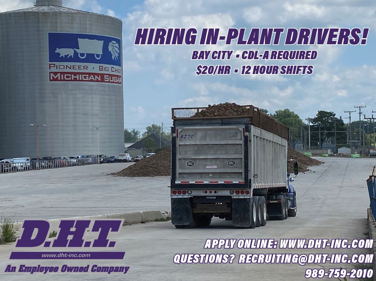 Hiring Night Shift In-Plant Drivers! - D.H.T.