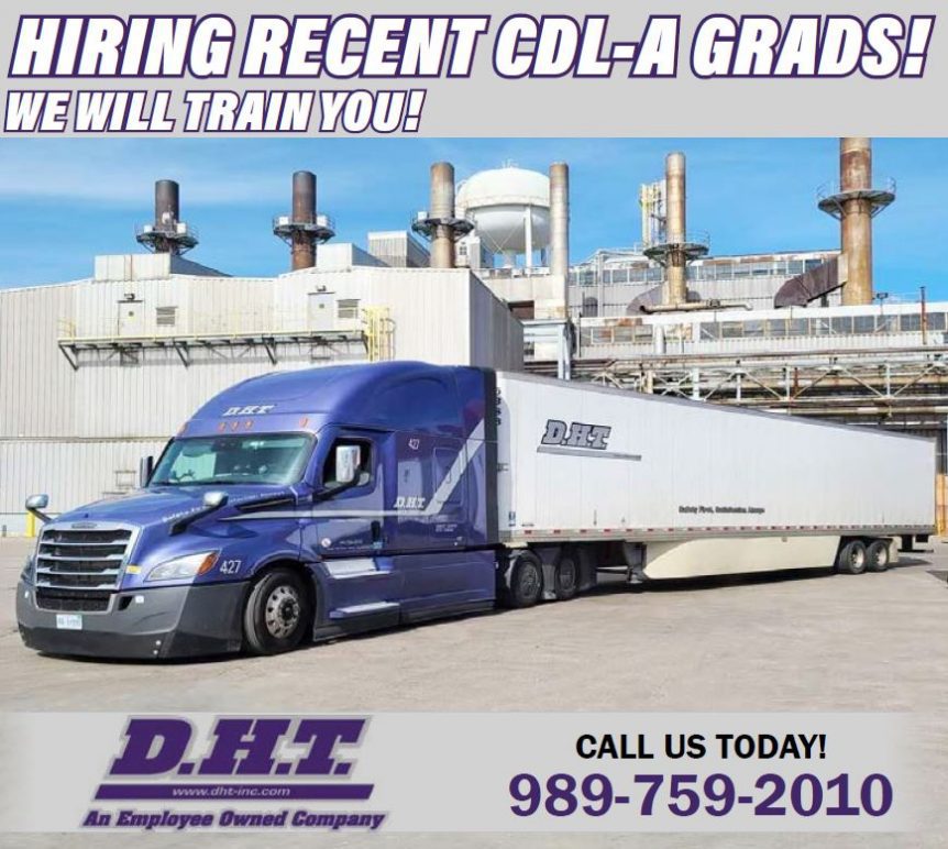 RECENT CDLA GRADS! WE ARE HIRING D.H.T.